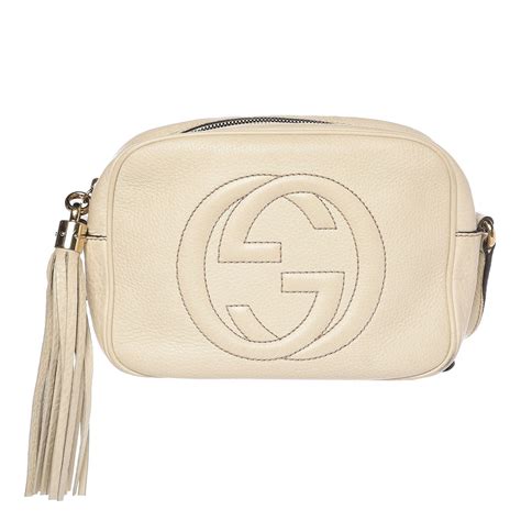 gucci soho disco bag off white|authentic gucci soho disco bag.